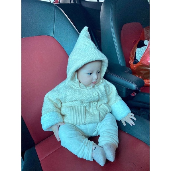 ÁO KHOÁC LEN LÓT LÔNG BÉ TRAI VÀ BÉ GÁI