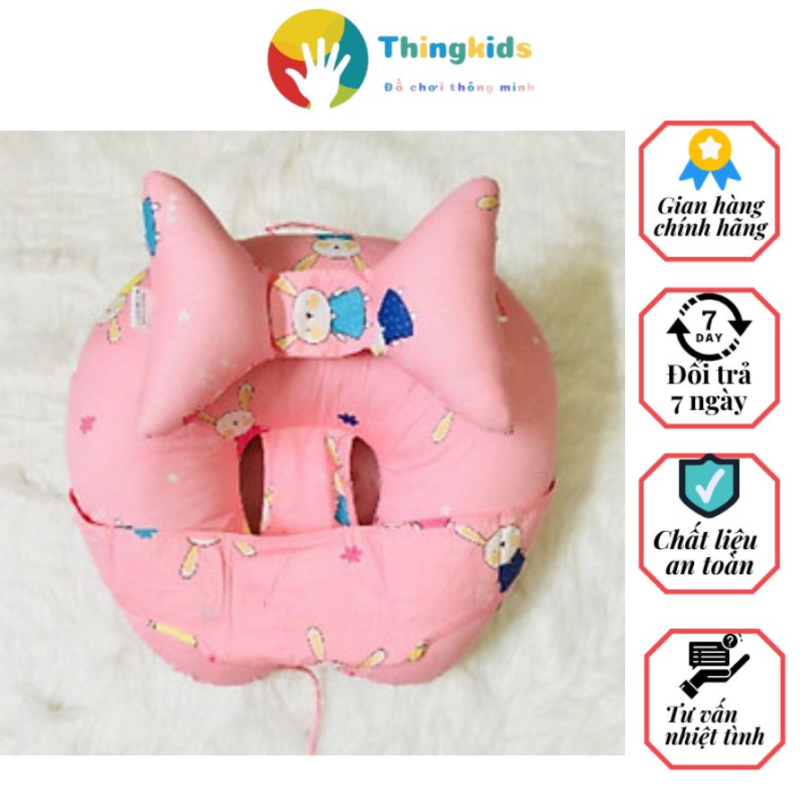 Combo Gối Chữ C và Gối Tai Voi cho bé - Thingkids