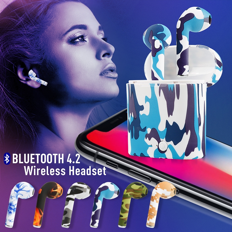 Tai Nghe Bluetooth Không Dây Hbq I7s Có Hộp Sạc