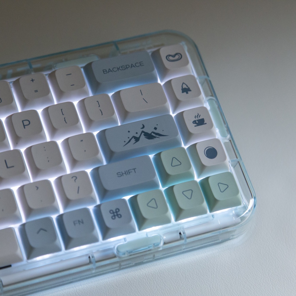 Snow Mountain Keycap XDA Cấu hình Iceberg 134 Phím PBT DYE SUB Bàn phím cơ học Keycaps