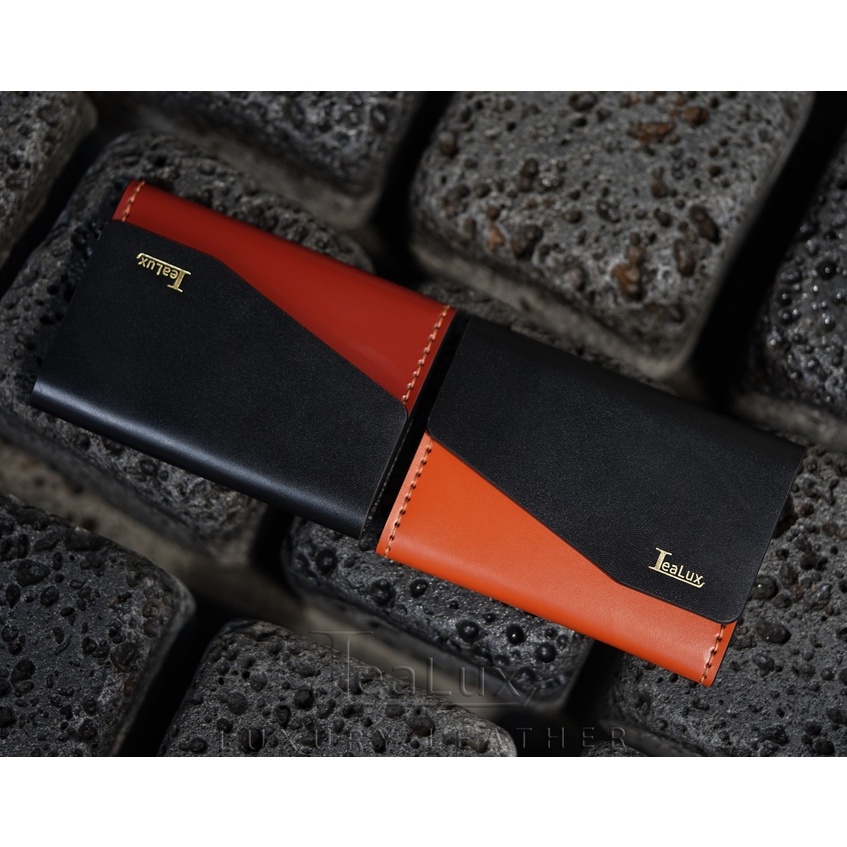 Ví Da Đựng Thẻ Handmade Cao Cấp Lealux Card Wallet