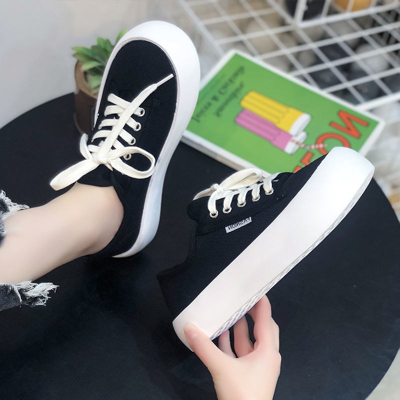 Giày nữ, giày thể thao nữ đế bánh mì full màu. Chất liệu mềm, êm chân, thoáng khí. Phong cách thể thao