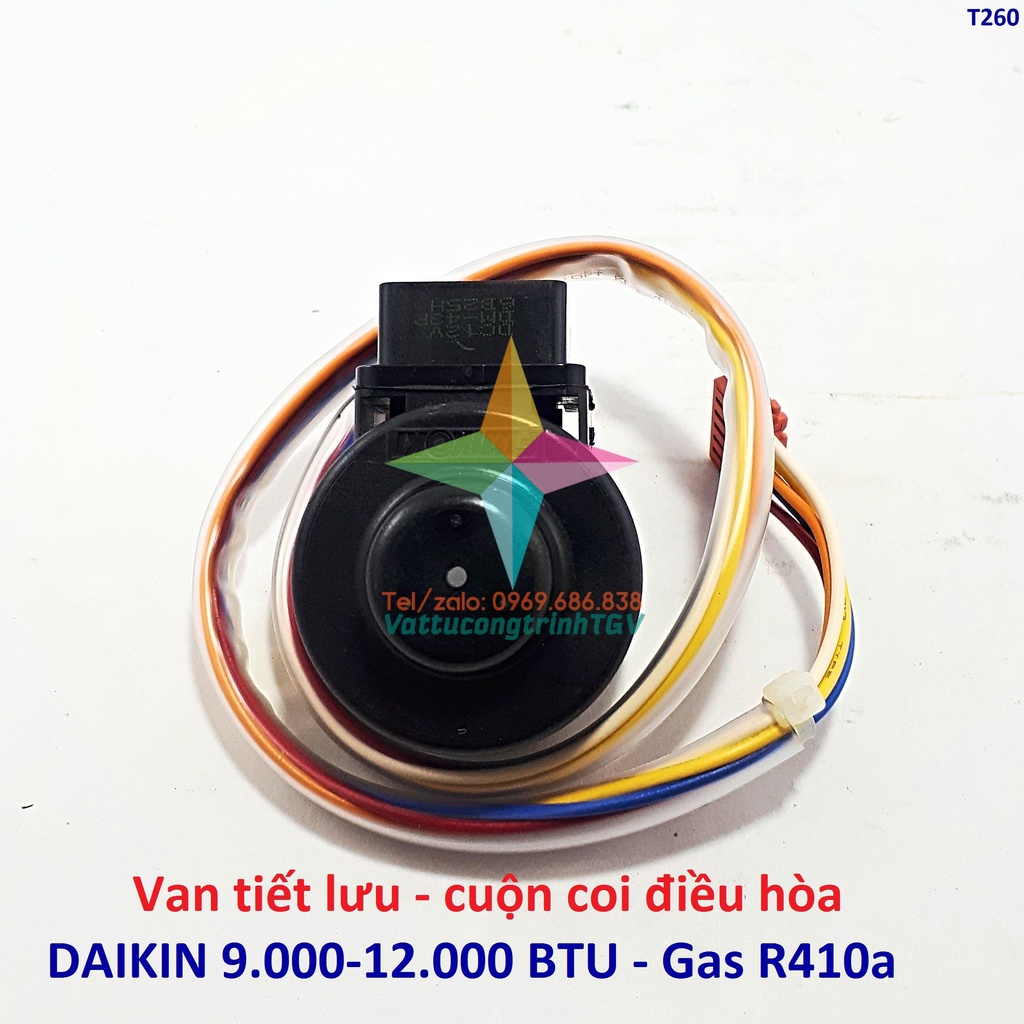 [Mã ELHA22 giảm 5% đơn 300K] Van tiết lưu - cuộn coi gas R410 cho điều hòa DAIKIN 9000 -12000 BTU