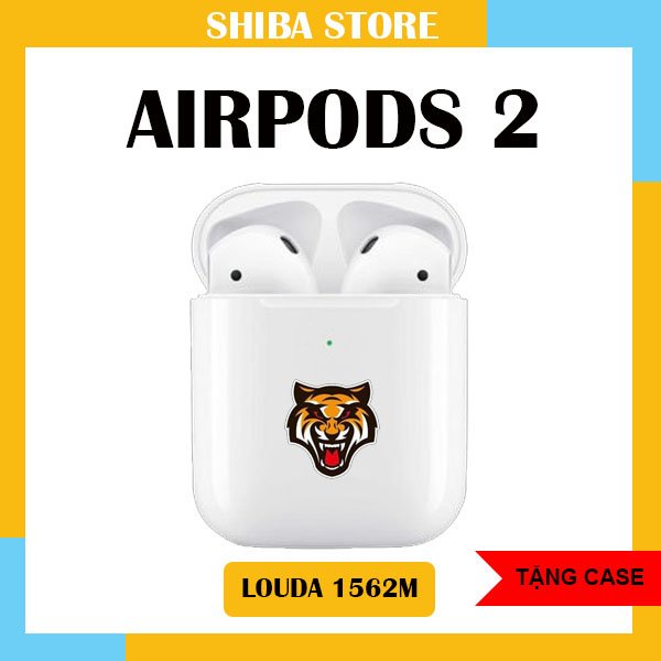 Tai nghe Air 2 TWS không dây Air2 hổ vằn chip Louda 1562m kết nối bluetooth bản cao cấp nhất - SHIBA