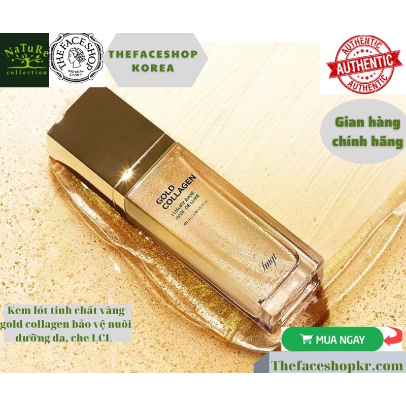 Kem lót trang điểm tinh chất vàng 24k Gold Collagen Luxury Base (50ml)