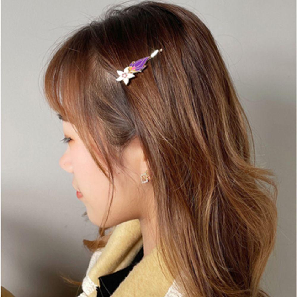 Kẹp Tóc Đính Đá Nhiều Màu Sắc Dễ Thương Dành Cho Nữ
