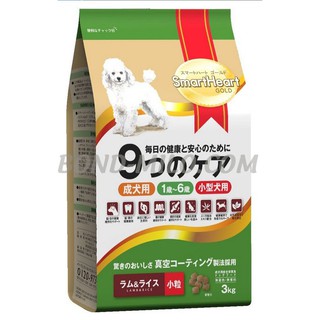 Thức ăn cho chó Smartheart Gold Adult 3kg dành cho chó giống nhỏ trưởng thành