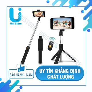 Gậy tự sướng 3 chân bluetooth K07 Cao Cấp - BẢO HÀNH ĐỔI MỚI