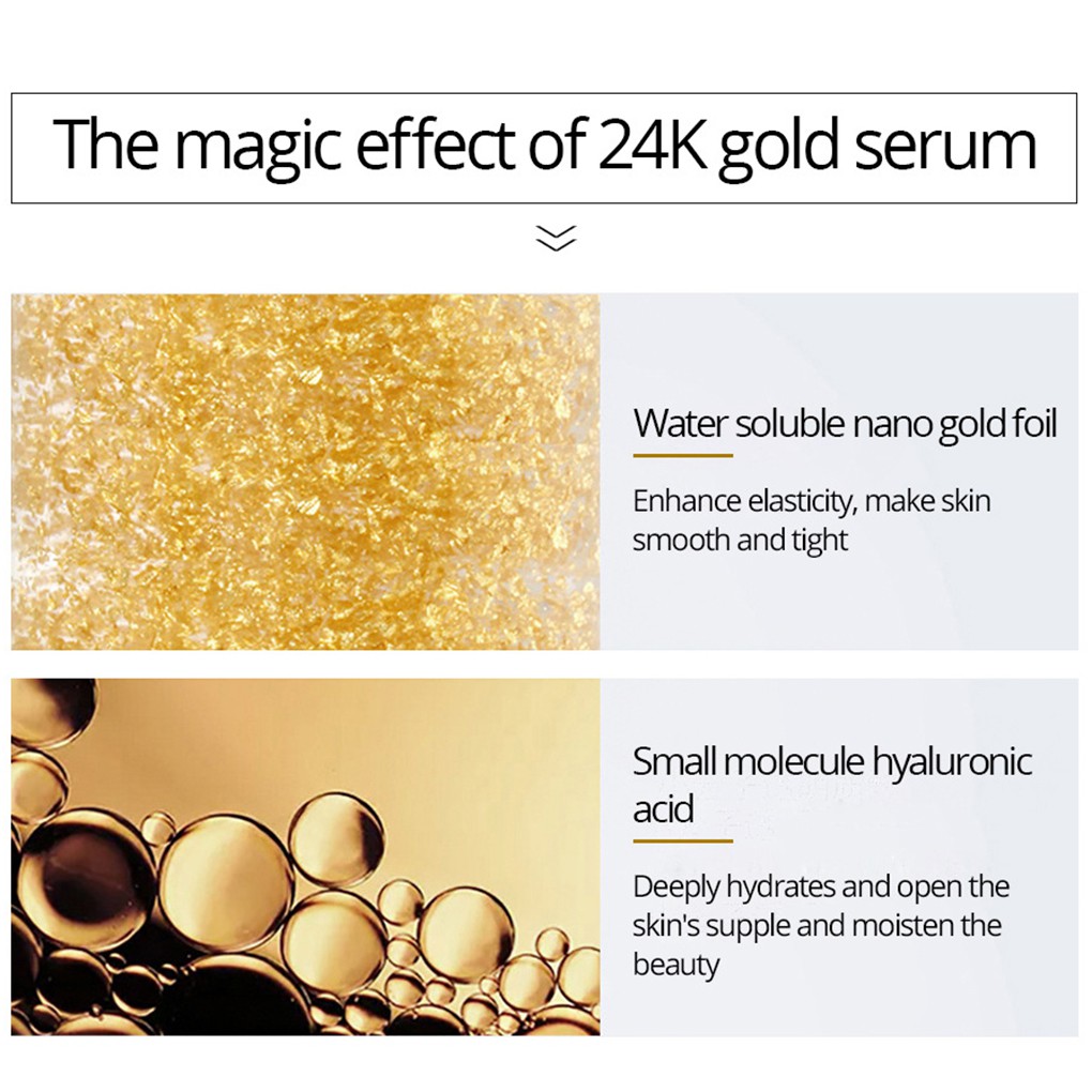 [Hàng mới về] Tinh chất vàng 24k giúp chống lão hóa và dưỡng ẩm cao cấp