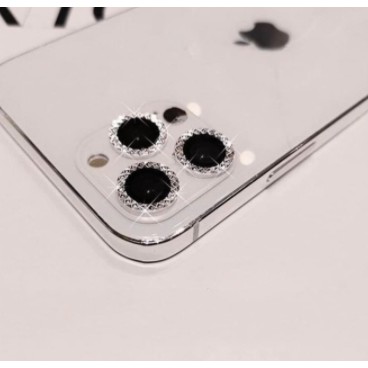 Bộ 3 miếng dán kim cương bảo vệ mắt camera IPhone 12 Pro Max, 12 Pro, 12, 12 Mini 11 ,11 ,11 pro max cực nổi bật