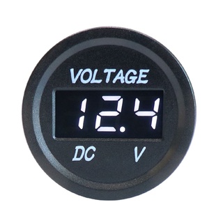 Đồng hồ đo điện áp bằng nhựa màn hình led kỹ thuật số chuyên dụng cho xe hơi xe 8