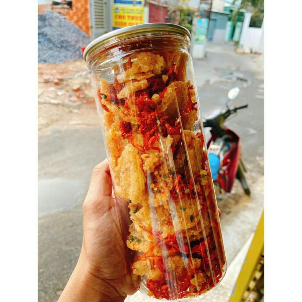 Cơm cháy khô bò 300g ZiZum , Món ngon đồ ăn vặt Hà Nội, hũ pet siêu đẹp, đặc sản không béo, mới nhất và lạ mệng