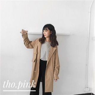áo ulzzang áo khoác gió dáng dài