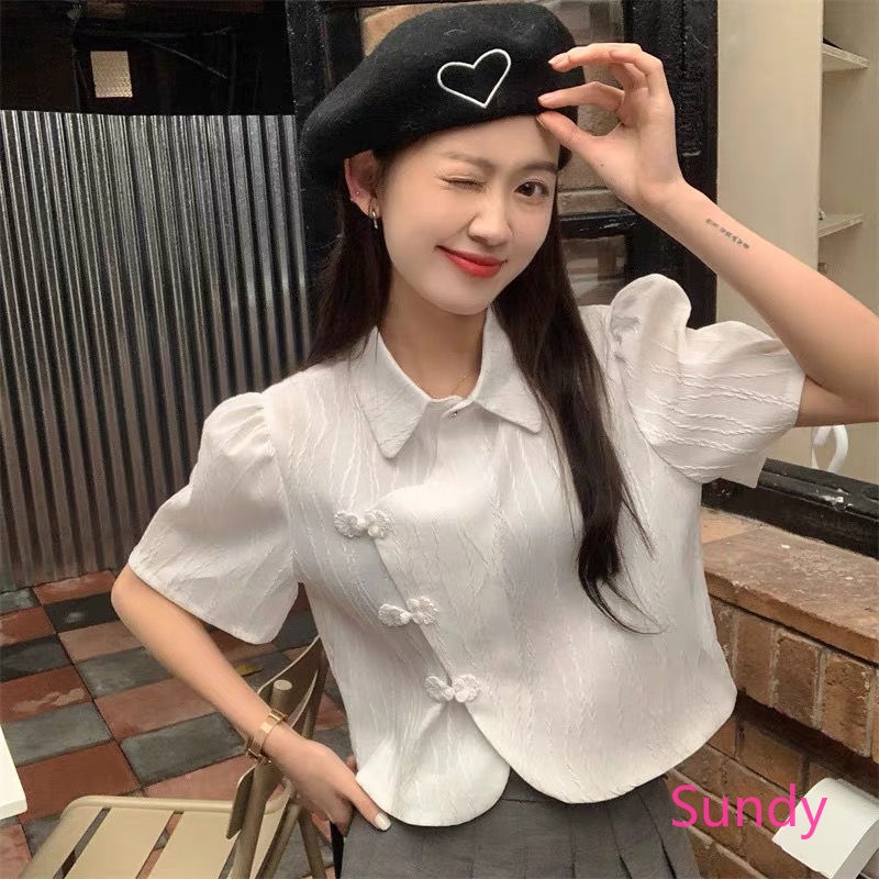 Áo Thun Tay Ngắn Họa Tiết Sọc Thời Trang Theo Phong Cách Vintage Cho Bé Gái