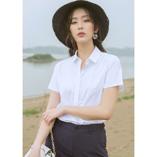 Áo sơ mi trắng tay ngắn