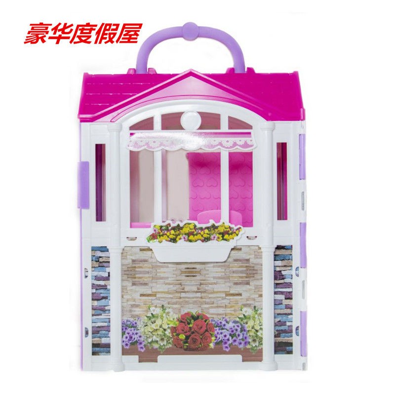 Bộ Đồ Chơi Ngôi Nhà Búp Bê Barbie Xinh Xắn Dành Cho Bé