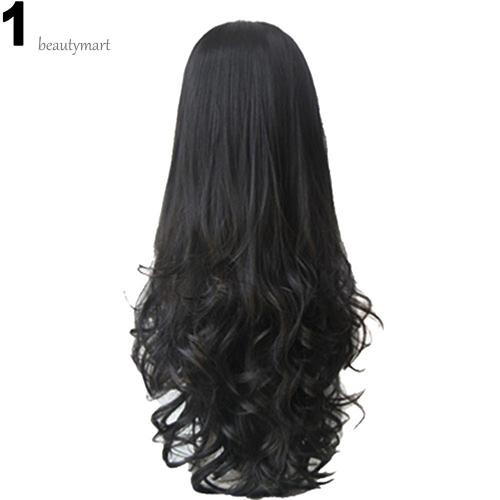 Tóc giả nữ kiểu ngắn ngang vai xoăn gợn sóng thời trang