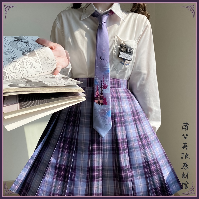 Castle Night - Chân váy đồng phục Seifuku/JK