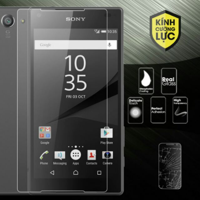 Miếng dán kính cường lực dẻo nano Sony Z5 Dual