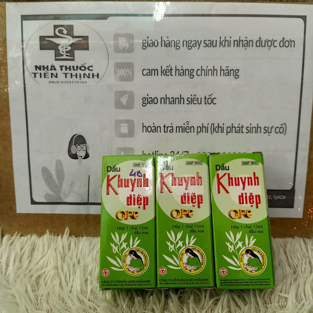 DẦU KHUYNH DIỆP OPC CHAI 15ml