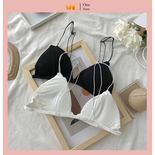 Áo Bra Dây Mảnh ,ÁO LÓT CÀI TRƯỚC QUAI MẢNH SIÊU ĐẸP dây mỏng AL018 One Store