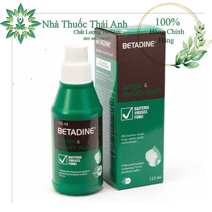 Dung Dịch Súc Họng Betadine