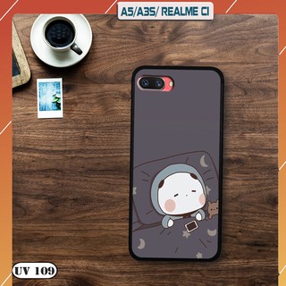 Ốp lưng điện thoại Realme C1 - lưng nhám viền dẻo