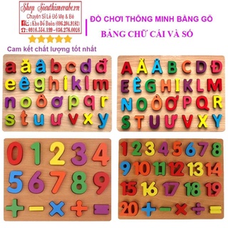 BẢNG GỖ NỔI CHỮ CÁI ABC, TIẾNG VIỆT,CHỮ SỐ, HÌNH KHỐI CHO BÉ