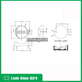Đế Pin CR 2032 / CR 2025