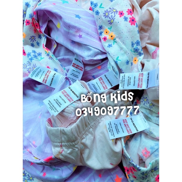 Bộ Thu Bé Gái Hoa Lá Mtl