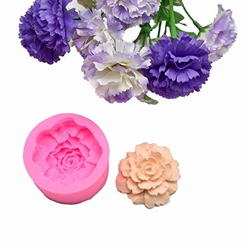 Khuôn Silicone Làm Bánh Tạo Hình Hoa Hồng Độc Đáo Tiện Dụng