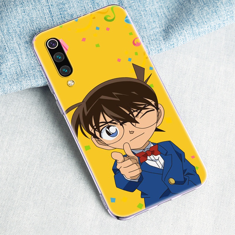 Ốp Điện Thoại Dẻo Trong Suốt Họa Tiết Thám Tử Conan Cho Xiaomi Redmi 9T K40 10 10A 10C Note 11 Poco X3 NFC Pro YN59