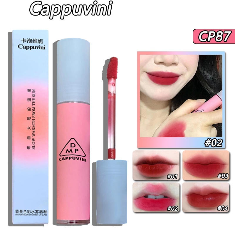 Son môi CAPPUVINI màu sắc nhung lì xinh xắn lâu trôi 3g