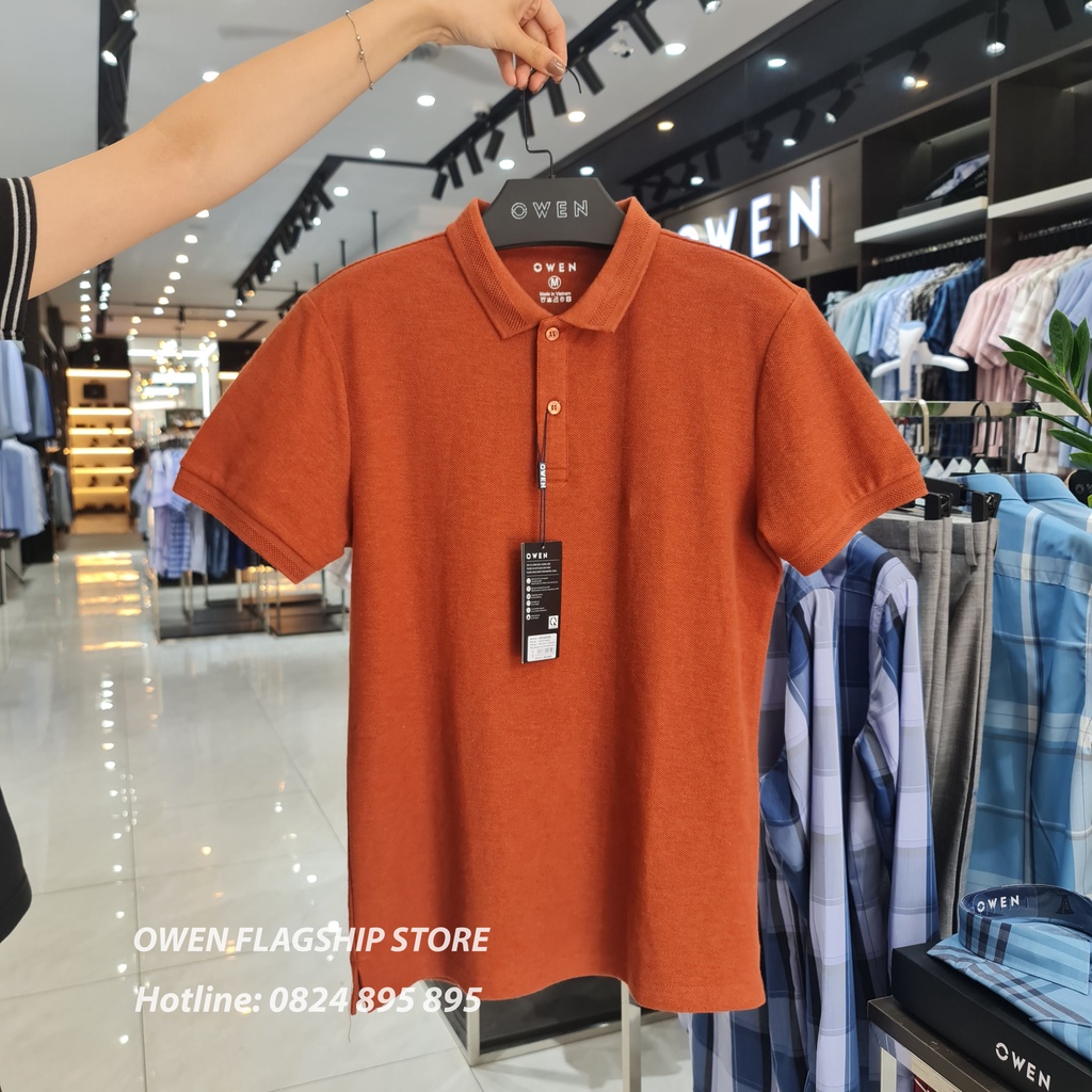 OWEN -  Áo Polo nam Owen chất liệu sợi cotton thoáng mát - Mã APV220309 - OWEN Flagship Store