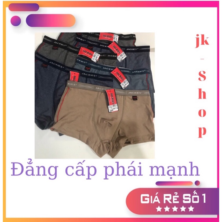 Quần lót nam cao cấp, chính hãng vải cotton co giãn tốt, thấm hút mồ hôi , kháng khuẩn, Quần sịp thương hiệu Jk 306