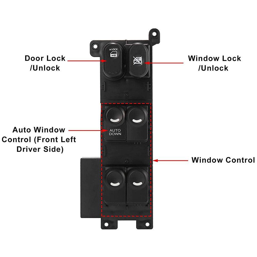 Công Tắc Cửa Sổ Xe Hơi Điện Tử 1 Master Cho Hyundai i30 Window 93570-2L010 I30cw 2008-2011
