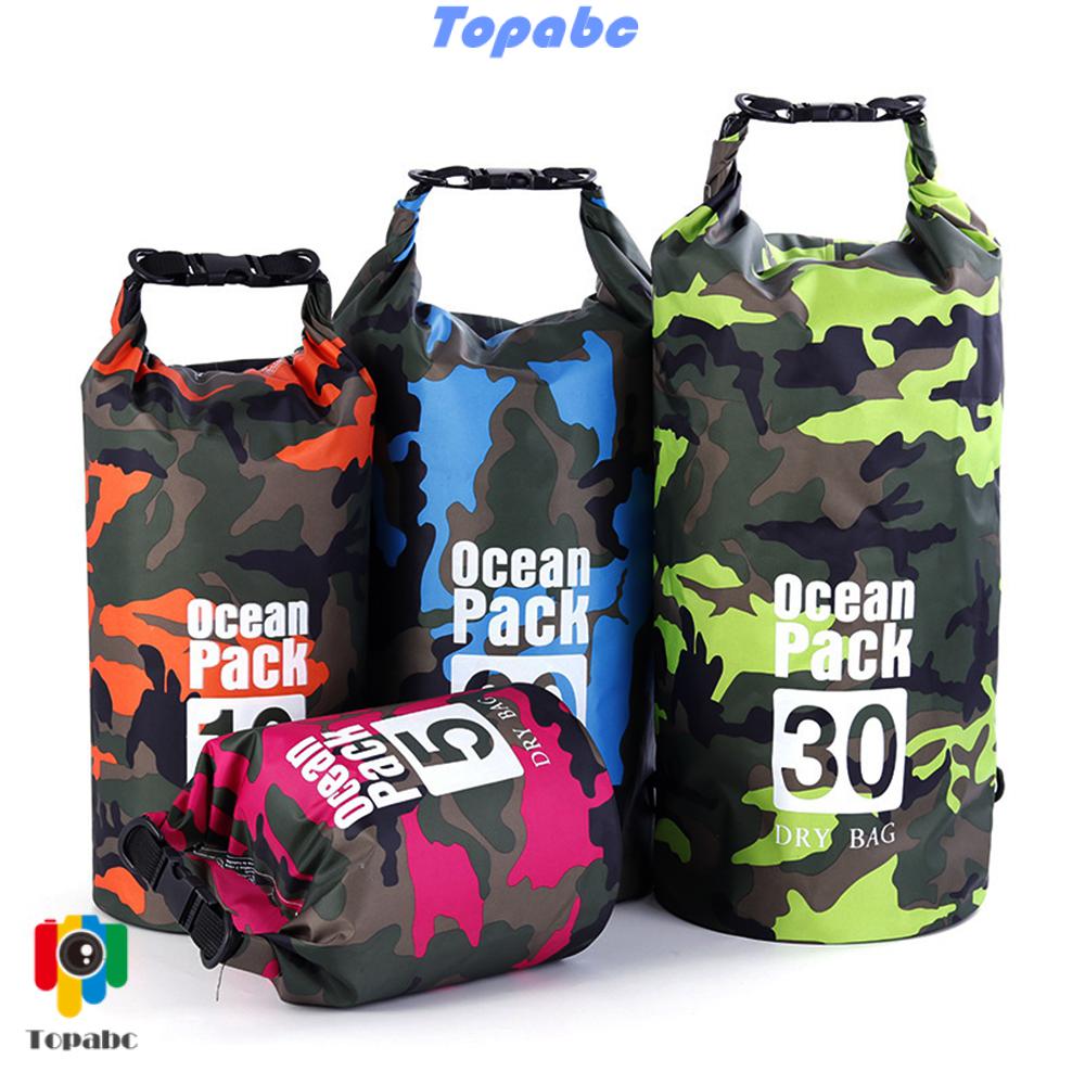 Túi Đựng Đồ Chất Liệu PVC Chống Thấm Nước Họa Tiết Rằn Ri Có Thể Gấp Gọn Tiện Dụng