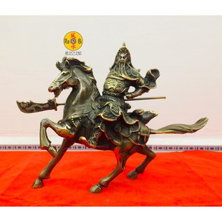 Quan Công Cưỡi Ngựa Xuất Trận - Tượng Đồng Phong Thủy