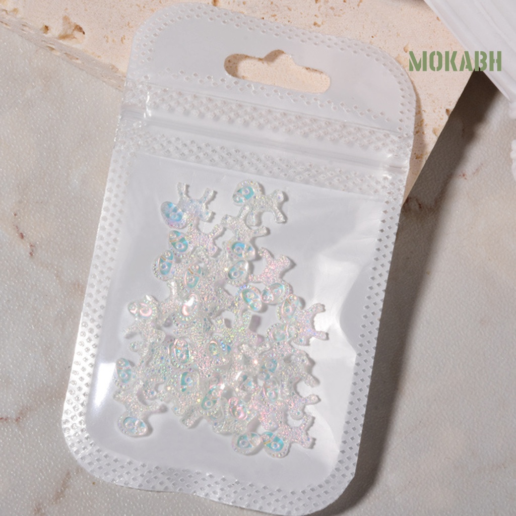Set 30 Phụ Kiện Đính Trang Trí Móng Tay Nghệ Thuật Hình Động Vật Xinh Xắn