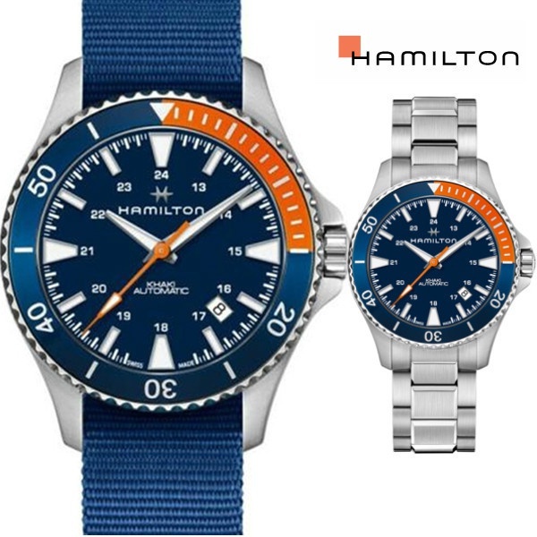 Brand men watches business watch men's stainless steel band date wristwatches Ham