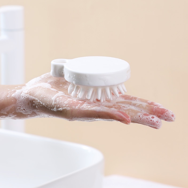 Lược Gội Đầu Muji Xuất Nhật Silicon Massage Đầu Giảm Stress Rụng tóc Kích Thích Mọc TócLO168