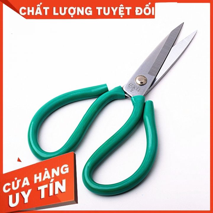 Kéo cắt đa năng loại to màu xanh