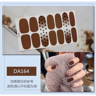 Dán móng nghệ thuật- Dán móng trang trí- Sticker dan móng - Set 14 miếng dán