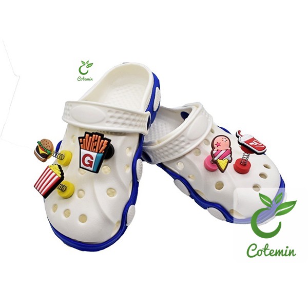 Nút cài dép Sticker Jibbitz Charm 3D LÒ XO cho sục bít đầu Crocs Duet Crocband Baya Bayaband | BigBuy360 - bigbuy360.vn