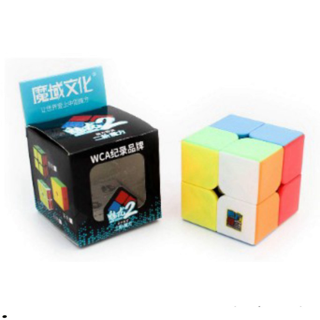 Rubik 2x2 Stickerless MoYu MeiLong MFJS Rubik 2 Tầng