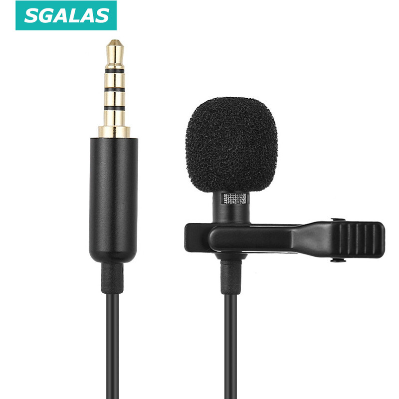 Micro SGALAS Có Dây 1.5mm Mini Nhỏ Gọn Kẹp Cổ Áo