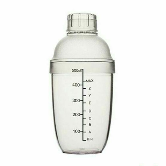 Bình lắc pha chế shaker nhựa 530 ml trà sữa cocktail