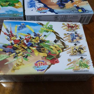 Combo 4 bộ ninra cube từ 87 - 90 chi tiết