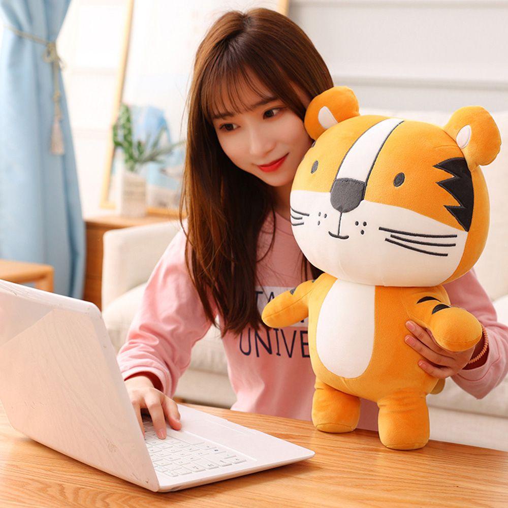 Thú Nhồi Bông Hình Con Hổ Mềm Mại 23-43cm