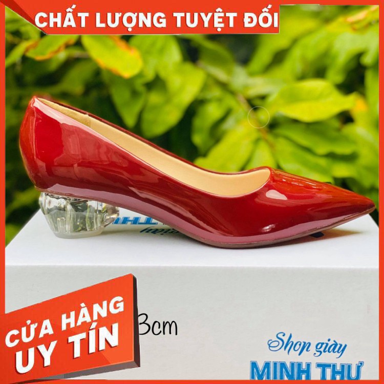 HÀNG CAO CẤP -  ( Shop Giày Somina ) Giày cao gót mika 3cm siêu sang MT188  - Hàng Cao Cấp